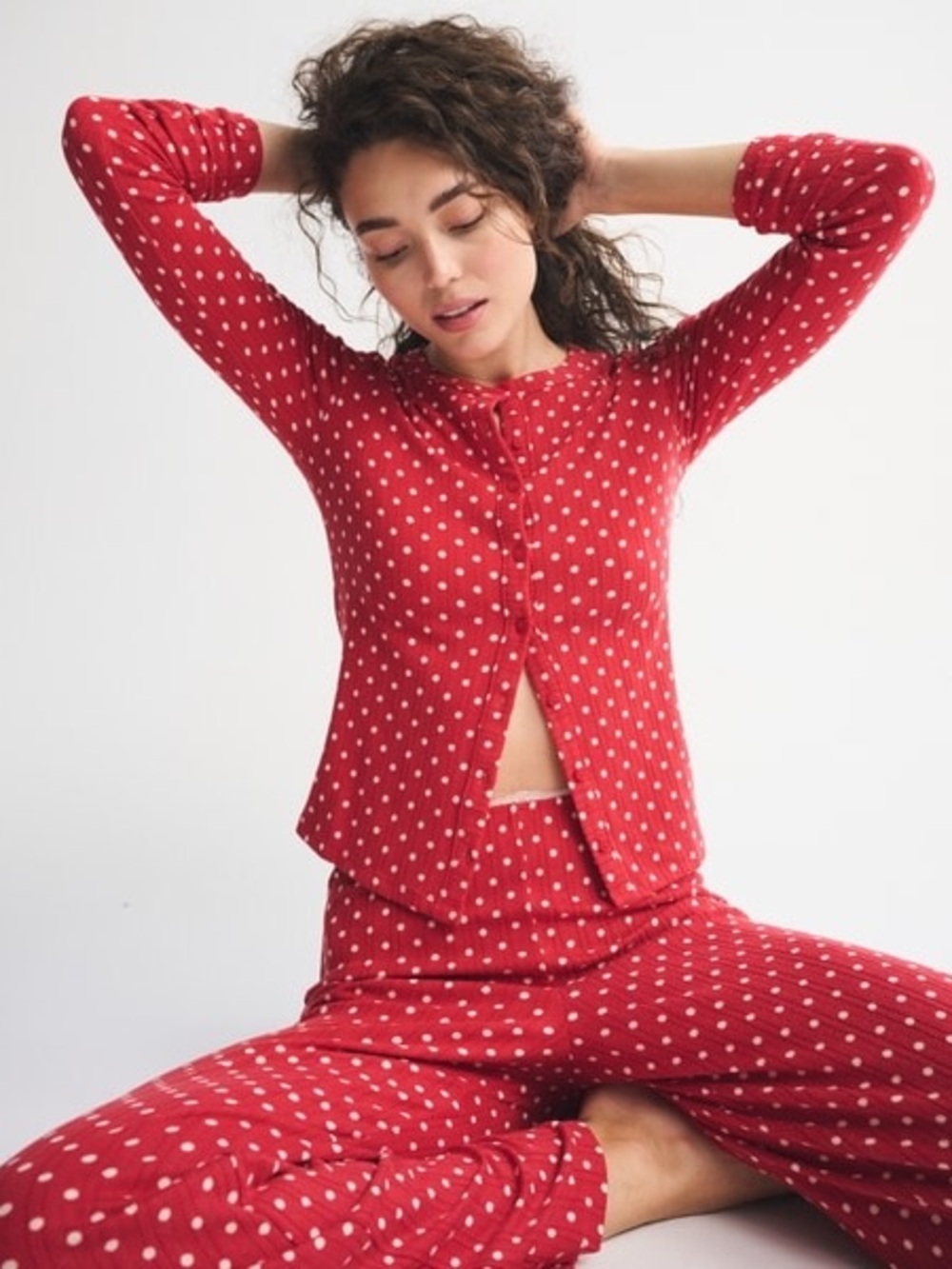 Abercrombie polka dot pajama set